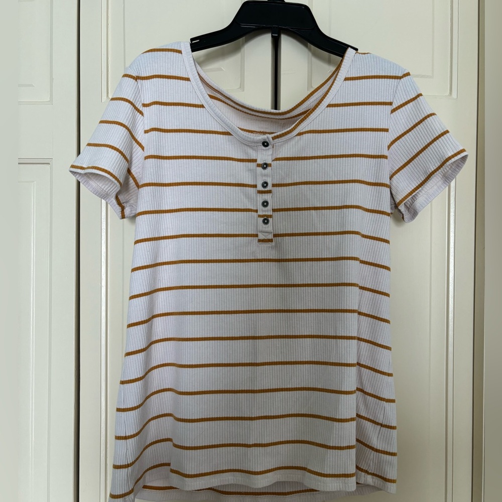 Ribbed Striped Shirt
